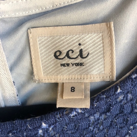 Blue and white ombre lace sundress. Size 8 - Picture 6 of 8